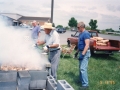 old chicken barbeque