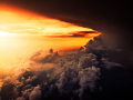 Webshots 9, light in clouds